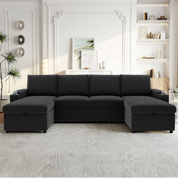 English Elm Swivel Barrel Accent Chair Chenille Tufted Round Club Seat for Living Room Lounge Black N719S002190B
