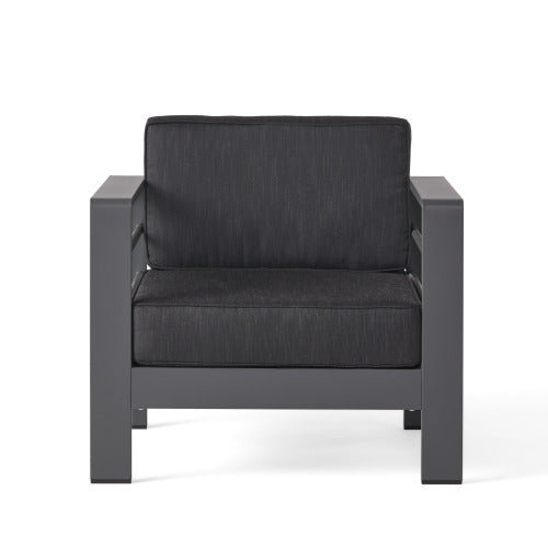 English Elm Christopher Knight Home® - 56347.00Gry-Part D-Seat - Durable Dark Grey Aluminum Replacement For Commercial & Residential Use N775P203276X