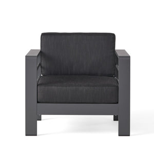 English Elm Christopher Knight Home® - 56347.00Gry-Part D-Seat - Durable Dark Grey Aluminum Replacement For Commercial & Residential Use N775P203276X