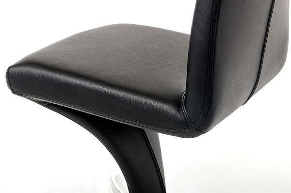 VIG Furniture Nix - Modern Black Leatherette Dining Chair (Set of 2) VGVCB8348-BLK