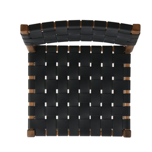 English Elm Christopher Knight Home® - DINING Modern Industrial PU Leather Dining Chair Set of 2 with Rubberwood Frame, Nailhead Trim, Durable Black 74688.00BLK