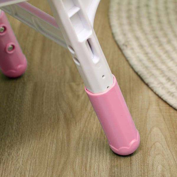 English Elm Qaba Kids Table And Chair Set - 5-Piece Adjustable Height Toddler Furniture For Play & Learning Fun W2225P229599-GIGA