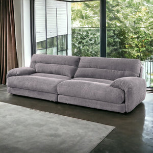 English Elm Cadenza Gray Corduroy Sofa - Chic Comfort With Removable Covers, Durable Design & Family-Friendly Appeal B2726S00161