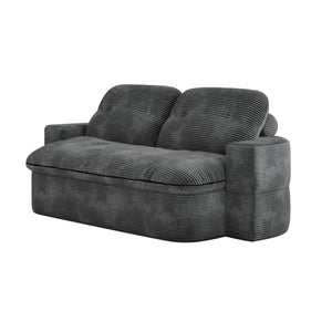 English Elm 2-In-1 Convertible Modular Sofa Bed - Space-Saving, Memory Foam Comfort For Living Room Or Studio W3653P355608