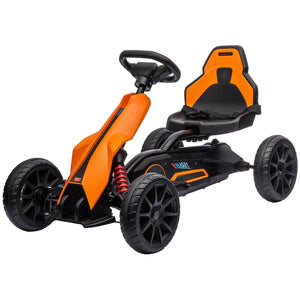 English Elm Aosom Kids Pedal Go Kart Sporty Ride on with Adjustable Seat and Eva Wheels W2225P229366