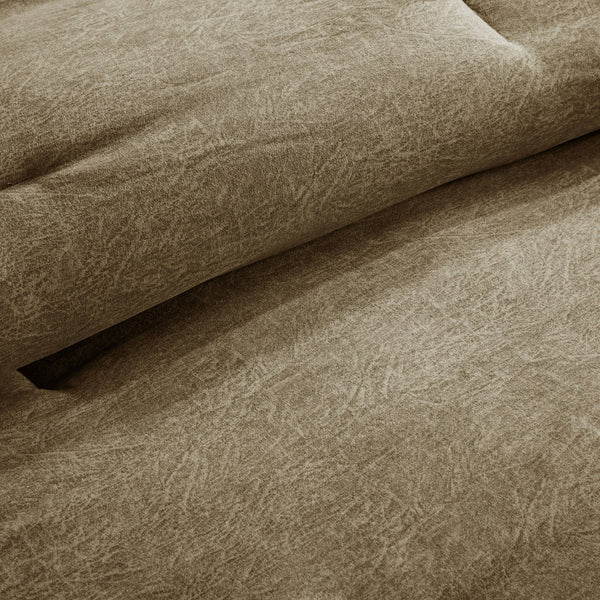 English Elm 7 Piece Faux Suede Comforter Set - Cozy Lodge-Inspired Queen Bedding With Decorative Pillows & Care B03597291