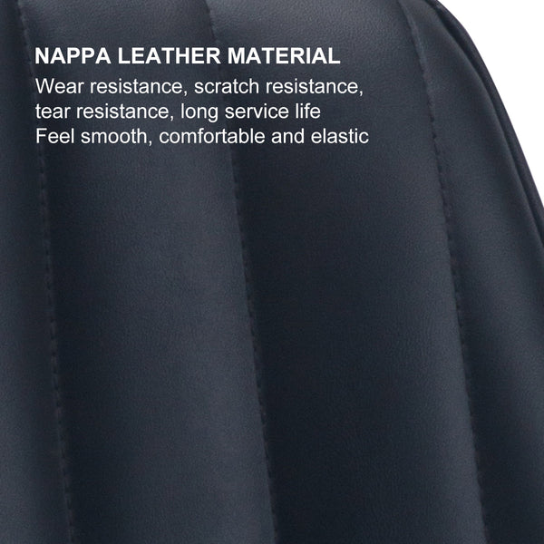 English Elm Adjustable Swivel Bar Stools Set Of 2 - Luxurious Black Kitchen Counter Chairs With Ergonomic Support W2195P205831