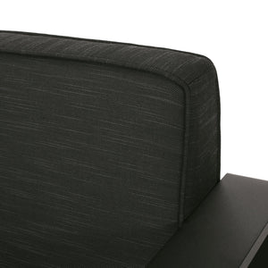 English Elm Christopher Knight Home® - MAYA Modern BAY MP1 Club Chair Dark Gray Aluminum Frame Weather-Resistant Patio Accent Seating 33.5"L 69967.00