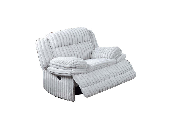 English Elm Modern Corduroy Reclining Loveseat and Chair Set with Console Storage Drawer B011S02404