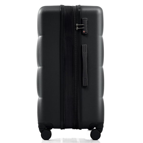 English Elm Luggage Set 3 Piece Abs Hard Shell with Usb Port Cup Holder and Spinner Wheels N726P197380A