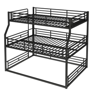English Elm Twin Xl Solid Pine Loft Bed with Built-in Led Lighting and Storage Shelves Black W1580S00586