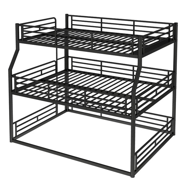 English Elm Twin Xl Solid Pine Loft Bed with Built-in Led Lighting and Storage Shelves Black W1580S00586