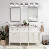 English Elm Modern Bathroom Vanity Lighting 6-Light Led Vanity Lights Over Mirror Bath Wall Lighting