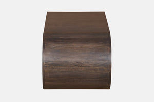 English Elm Vintage Gray Wash Solid Mango Wood Coffee Table Handcrafted for Rustic Living Rooms B024P430772