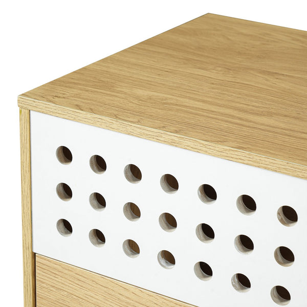 English Elm Modern Mdf Cat Litter Box Enclosure Side Table with Ventilated Storage Compartment Natural N752P394342N