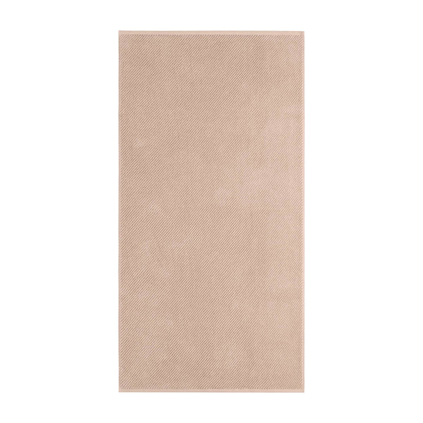 JLA Home Madison Park - 100% Cotton Diagonal Ribbed 4-Piece Bath Towels — Plush Zero-Twist 518GSM, Fast-Dry & Durable Luxury Beige MP73-8871