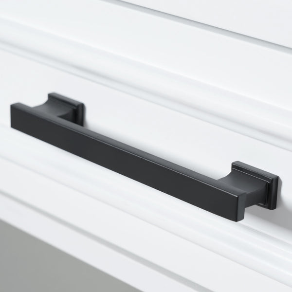 English Elm K&K 54.9" Farmhouse Kitchen Island Cart with Drop Leaf, Charging Station, Barn Doors & Glass Pane White N707P300277W