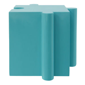 English Elm Christopher Knight Home® - Puzzle Art Side Table - Modular Light Blue Mgo Design For Indoor & Outdoor Custom Layouts, Versatile! N770P347931L