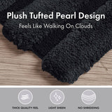 Madison Park Tufted Pearl Channel Casual Rug MP72-8457 Black