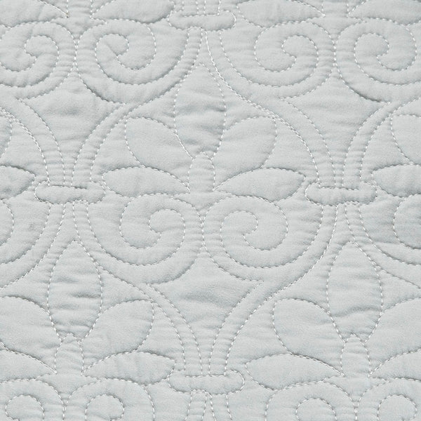 English Elm 6 Piece Reversible Daybed Cover Set with Quilted Stitch Texture, Antimicrobial Protection, Cottage Charm Grey 17.72 L x 15.75 W x 8.66 H B03597504