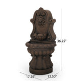 Christopher Knight Home® - Noble House - Majestad Fountain, Antique Light Brown