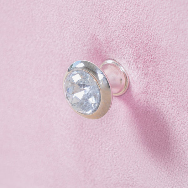 English Elm Full Size Upholstered Daybed With Led Lighting & 2 Storage Drawers, Stylish Pink Velvet Design N7500001852H