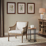 Martha Stewart Isla Farm House Accent Armchair MT100-0018 Beige