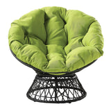 OSP Home Furnishings Papasan Chair Green
