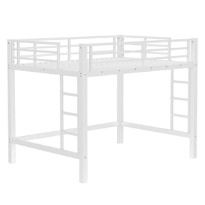 English Elm Twin Floor Bed Solid Pine Frame with Guardrails and Door for Safe Kid Sleep W1580P435707