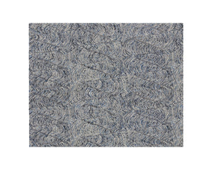 Sunpan Corfu Hand-Tufted Rug - Artisan Crafted Blue and Charcoal Wool Blend for a Unique Home Style 8' X 10'
