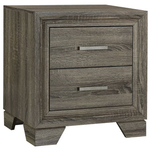 English Elm Mckee Queen Bedroom Set White Panel Bed Dresser Nightstand Mirror Four Piece Suite B062S01774