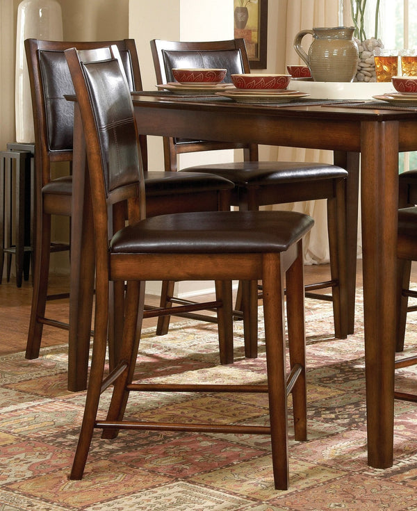 English Elm Set of 2 Chevre Counter Height Stools Rustic Industrial Metal Frame Pine Seat for Cozy Dining Areas Amber 43.75 L x 19.75 W x 11.5 H B011P246692