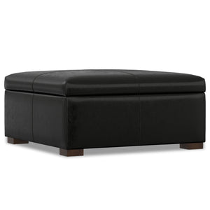 English Elm Gabbie Square Coffee Table Ottoman - Modern Versatile Storage Solution For Stylish Living Spaces B136P252701