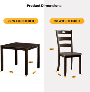 English Elm Transitional Counter Height 3pc Dining Set with USB Charging, Storage Shelves & Padded Seats Espresso 42 L x 41 W x 13 H B2741P381487