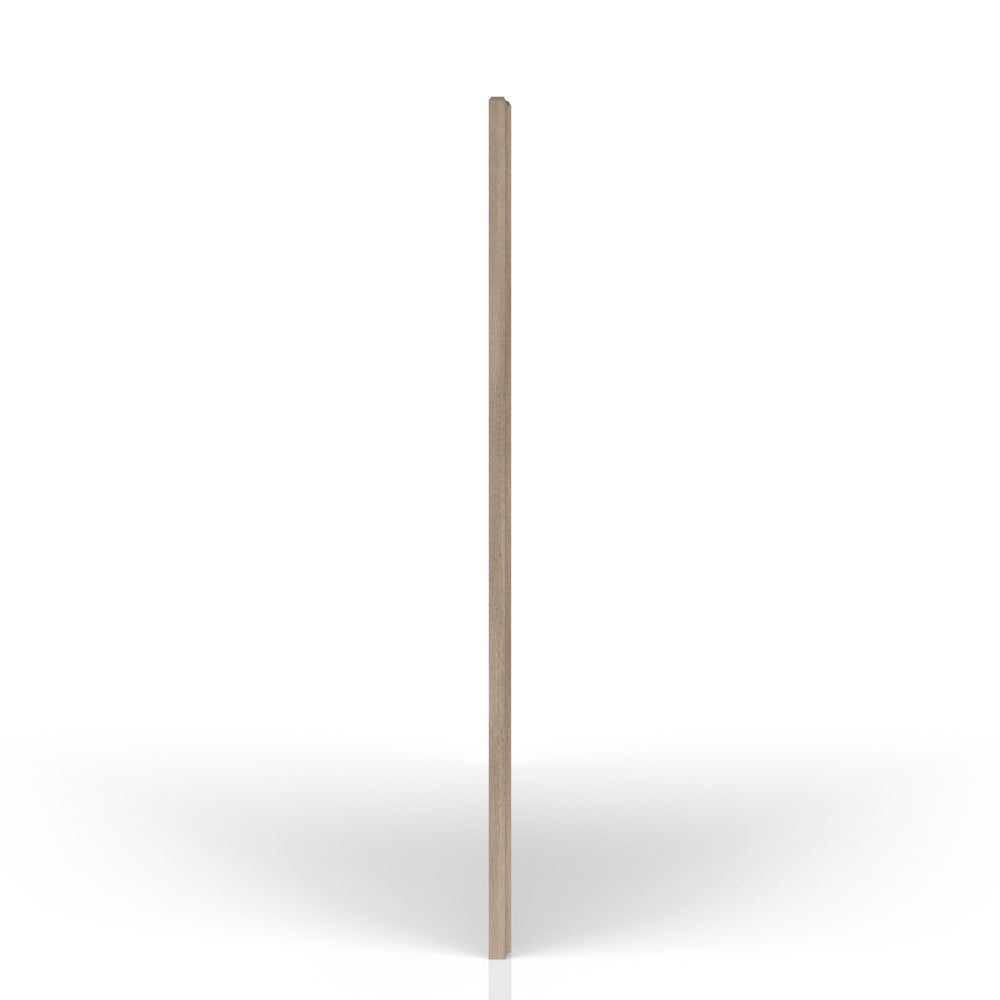 English Elm Sand Rectangle Wood Mirror with Beveled Glass and Rubberwood Frame, Dresser-Mount, Warm Finish Sand 44.25 L x 46.75 W x 3.5 H B2699P266476