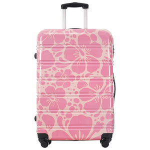 English Elm Hardshell Polycarbonate Luggage Set Three Piece Tsa Lock Spinner Travel Suitcases Pink N732P306618U