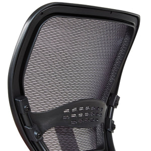 OSP Home Furnishings Professional Mesh Back Manager Chair with Lumbar Support Padded Seat and Synchro Tilt 5500-7