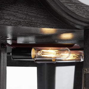 English Elm Lighted Corner Curio Cabinet With Adjustable Shelves & Integrated Lighting - Stylish Oak Display Solution W1758P300124