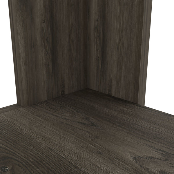 English Elm Brooklyn Kitchen Island With Three Concealed Shelves - Stylish Rustic Design For Storage & Prep B128P148881