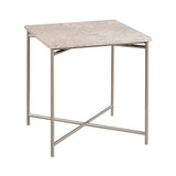 Stone Top Nesting Table Silver with Stone P301726A Pulaski Furniture