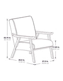 OSP Home Furnishings Weldon Chair Linen