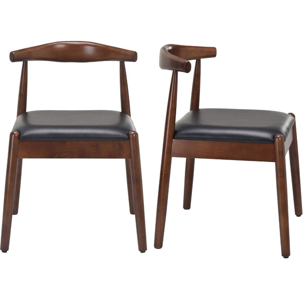 English Elm Weave Dining Chairs Set Of 2 - Mid-Century Modern Oak Frame With Handwoven Seat For Stylish Dining T3623P371954-GIGA