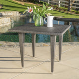 Christopher Knight Home® - Noble House - Dominica Grey Pe Square  Kd Table