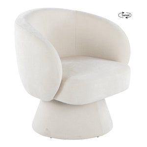 English Elm Swivel Accent Chair Silver Velvet Seat Gold X Pedestal Base Glam Living Room Cream B202P471330