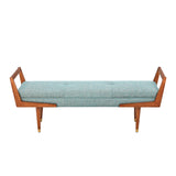 INK+IVY Boomerang Casual Bench II105-0090 Blue/Pecan