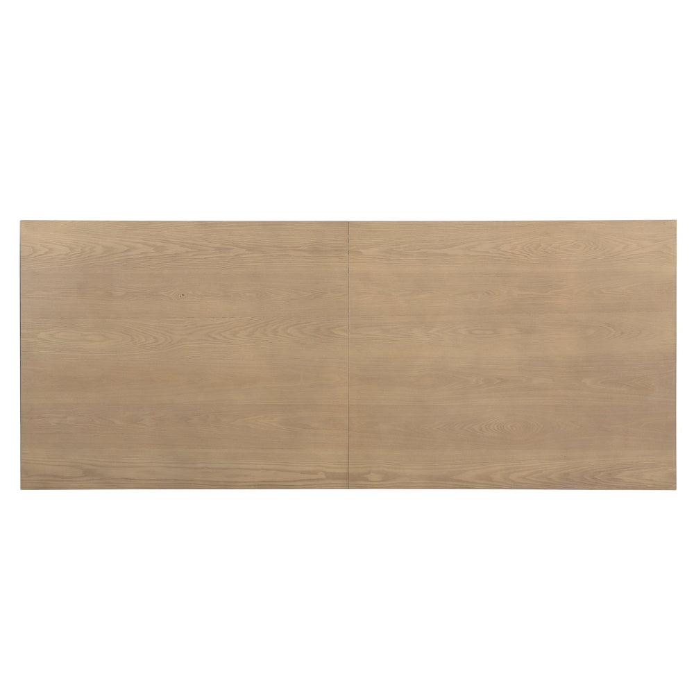 English Elm Christopher Knight Home® - 95 Modern Solid Wood Dining Table with U-Shaped Trestle Base Seats 8, Sleek Rectangular Design Natural Ash N771P195513A