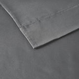 Intelligent Design Microfiber Casual All Season Soft Touch Sheet Set ID20-1078 Charcoal