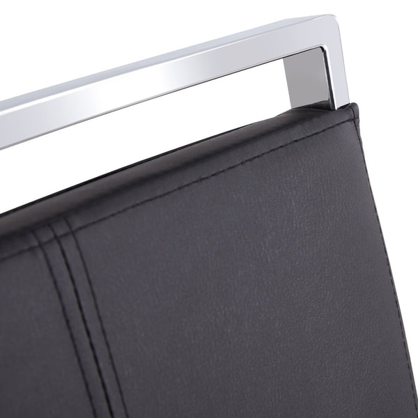 English Elm Table Modern Marble Dining Set - Elegant 71"X35.4" Table With 8 Dark Gray Pu Chairs & Metal Legs W1151S02119-GIGA