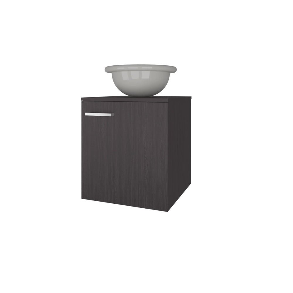 English Elm Wengue Floating Bathroom Vanity With Integrated Sink – Modern Elegance For Small Spaces & Storage B062P303923-GIGA