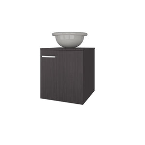 English Elm Wengue Floating Bathroom Vanity With Integrated Sink – Modern Elegance For Small Spaces & Storage B062P303923-GIGA